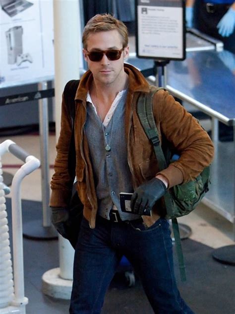 ryan gosling leather coat